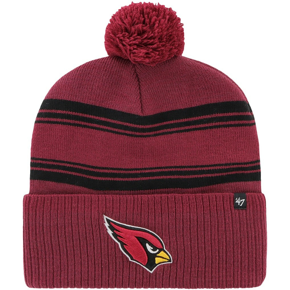 Arizona Cardinals '47 Fadeout Cuffed Knit Hat with Pom Cardinal | 47 brand