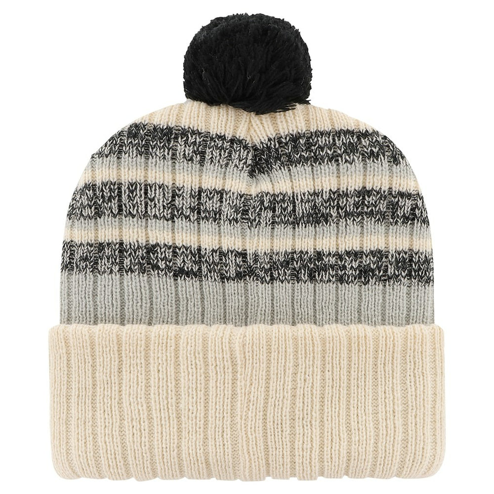 Las Vegas Raiders '47 Tavern Cuffed Knit Hat with Pom Natural | 47 brand