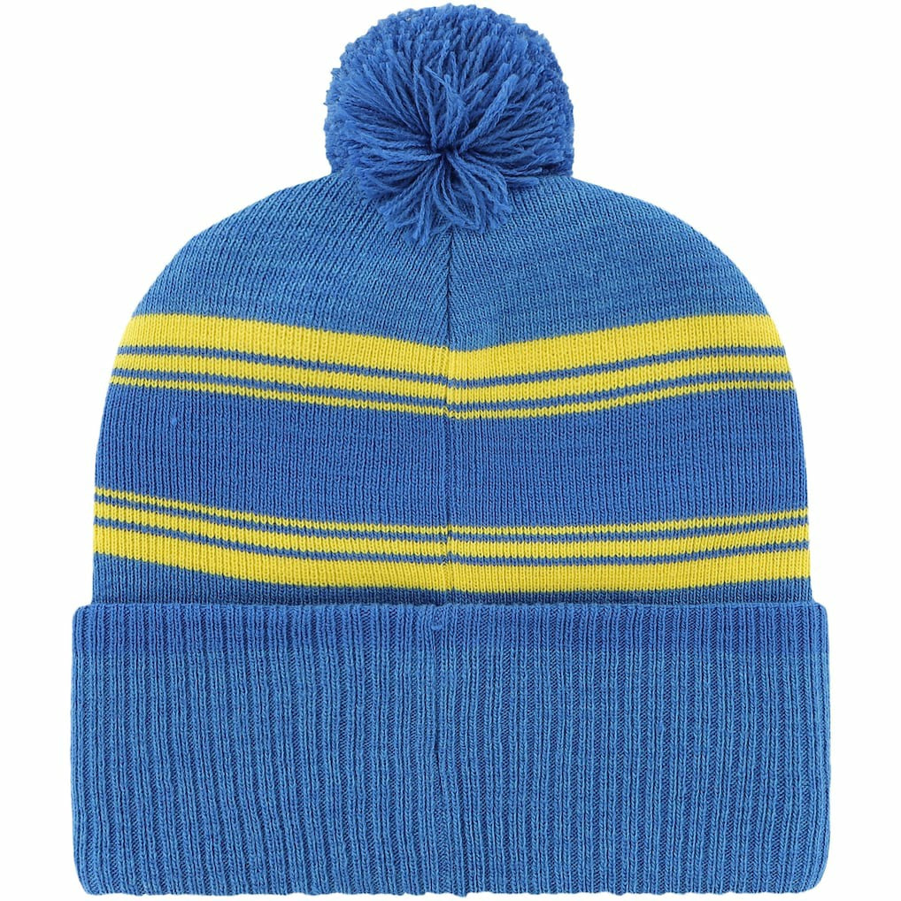 Los Angeles Rams '47 Fadeout Cuffed Knit Hat with Pom Royal | 47 brand