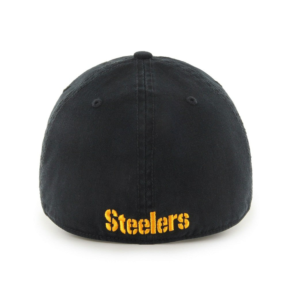 Pittsburgh Steelers '47 Franchise Logo Fitted Hat Black | 47 brand