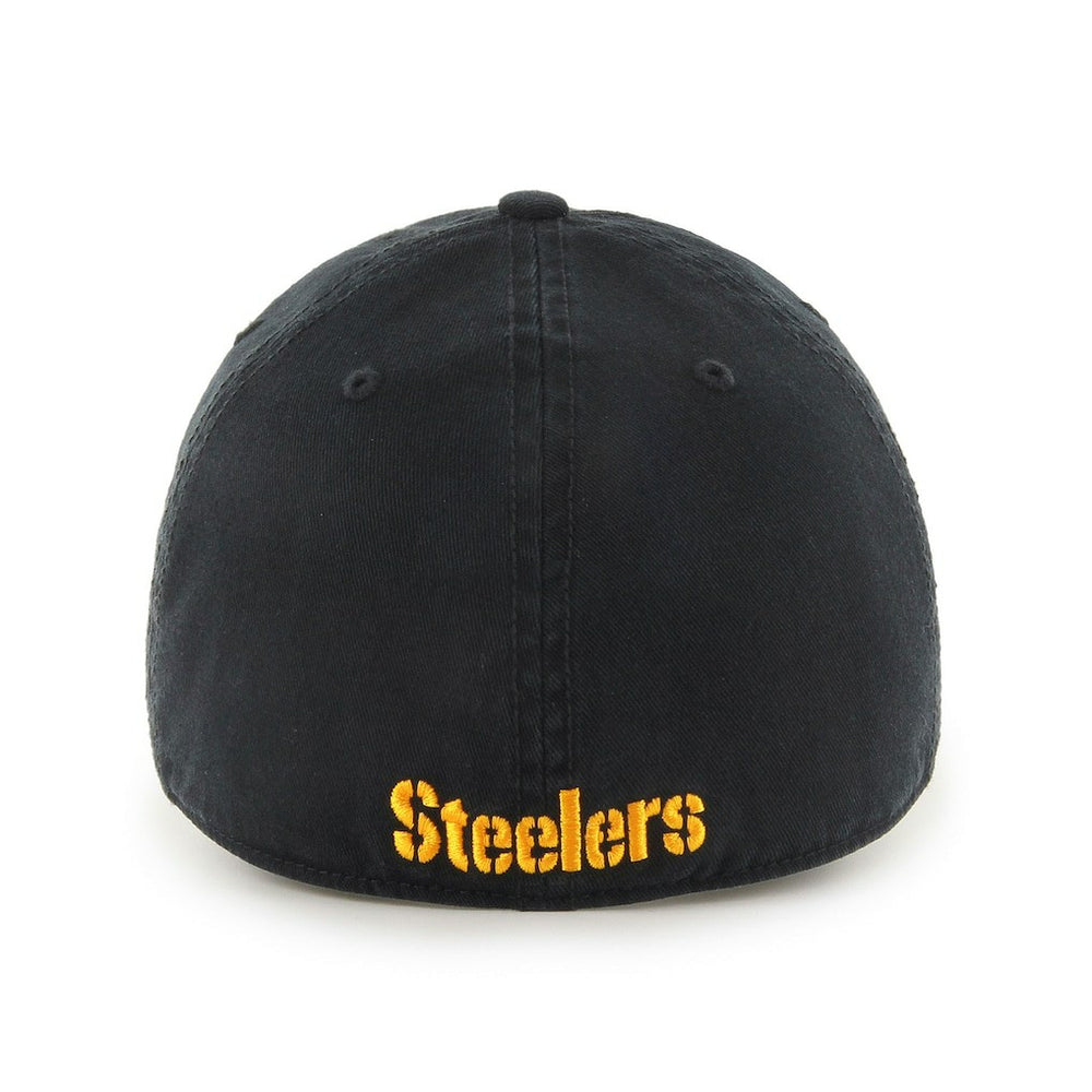 Pittsburgh Steelers '47 Franchise Logo Fitted Hat Black | 47 brand