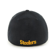 Pittsburgh Steelers '47 Franchise Logo Fitted Hat Black | 47 brand