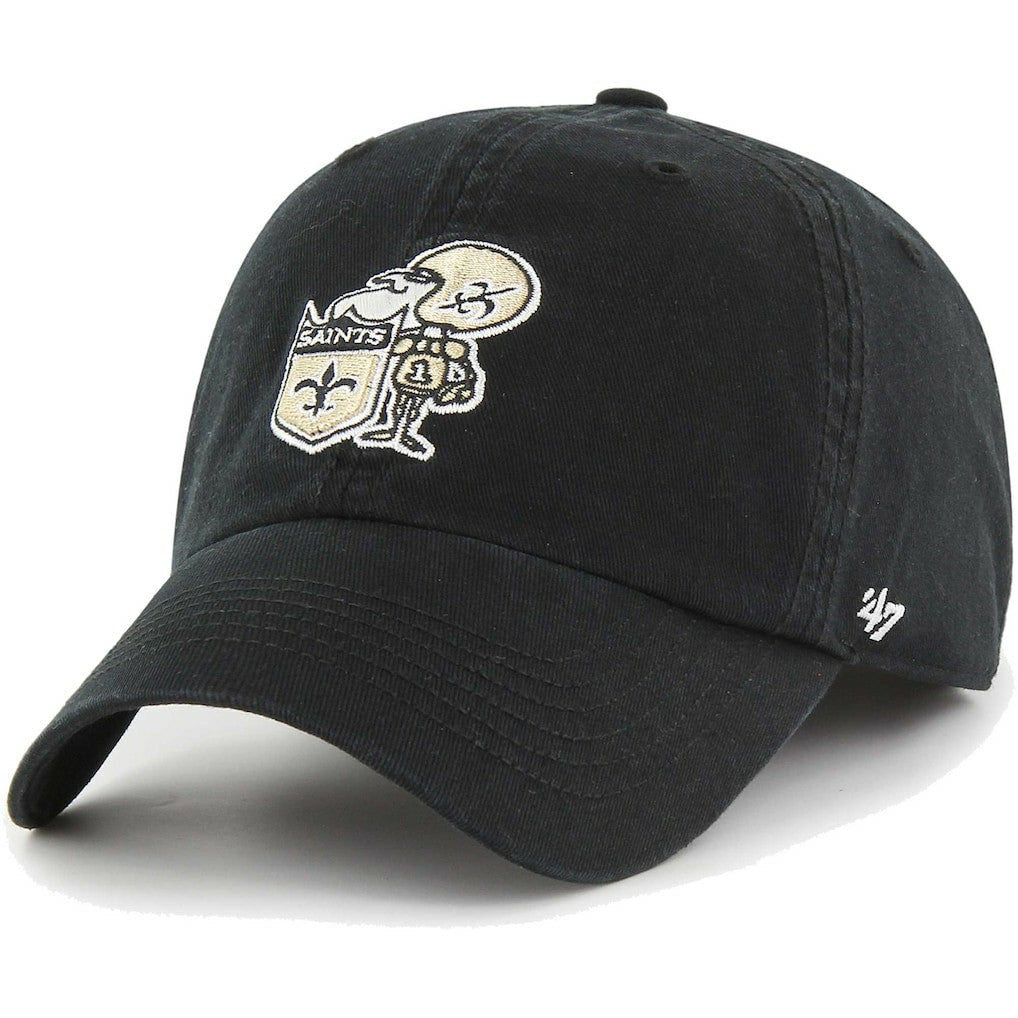 New Orleans Saints '47 Gridiron Classics Franchise Fitted Hat Black | 47 brand