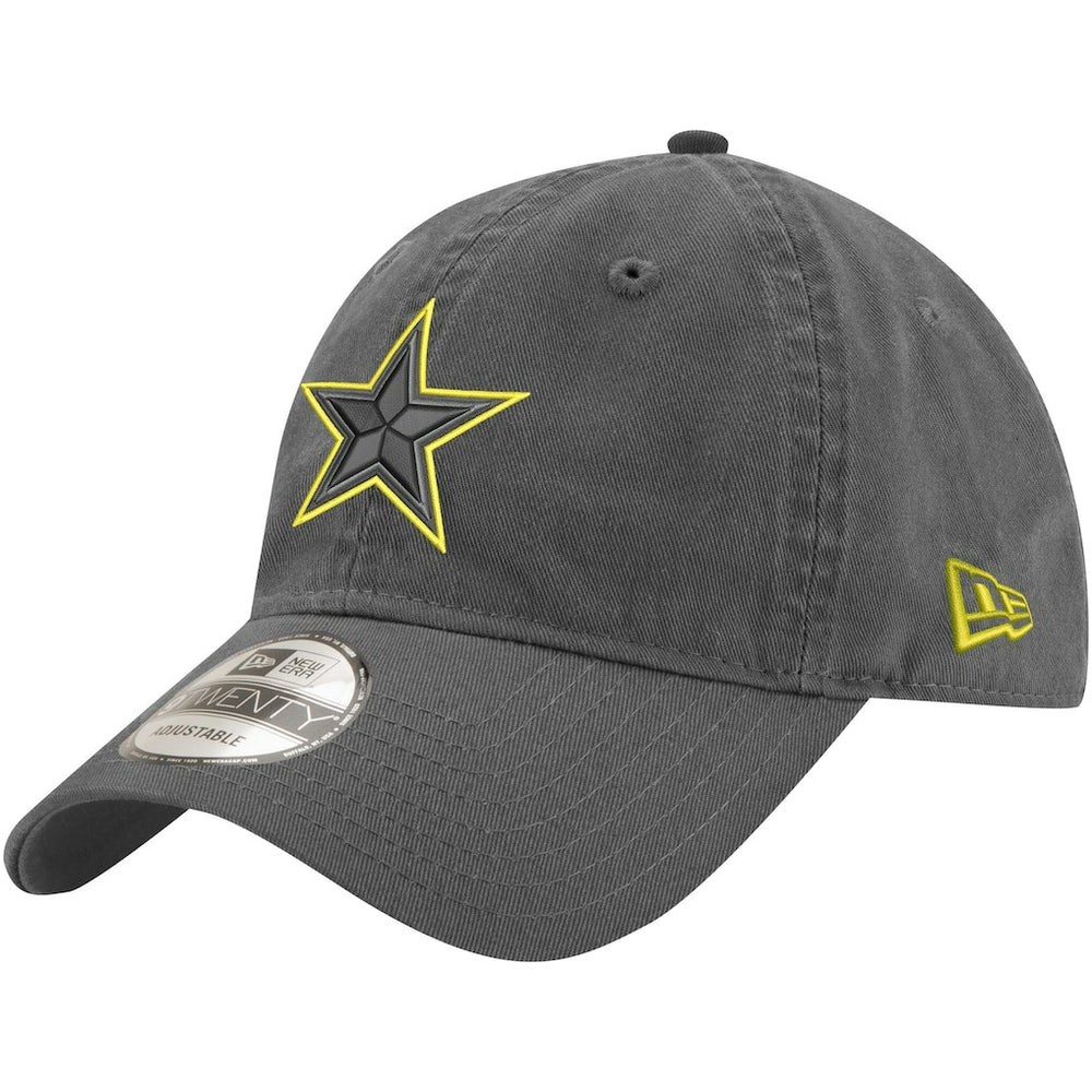 Dallas Cowboys New Era Volt 9TWENTY Adjustable Hat Graphite | NFL