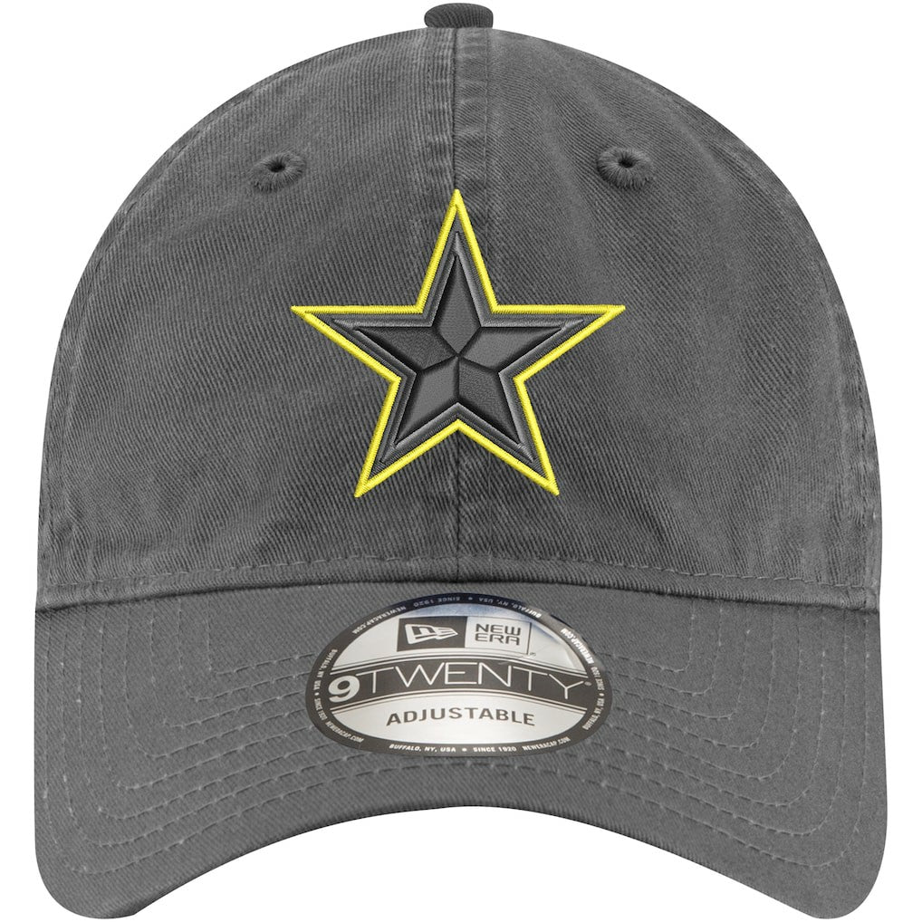 Dallas Cowboys New Era Volt 9TWENTY Adjustable Hat Graphite | NFL