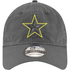 Dallas Cowboys New Era Volt 9TWENTY Adjustable Hat Graphite | NFL