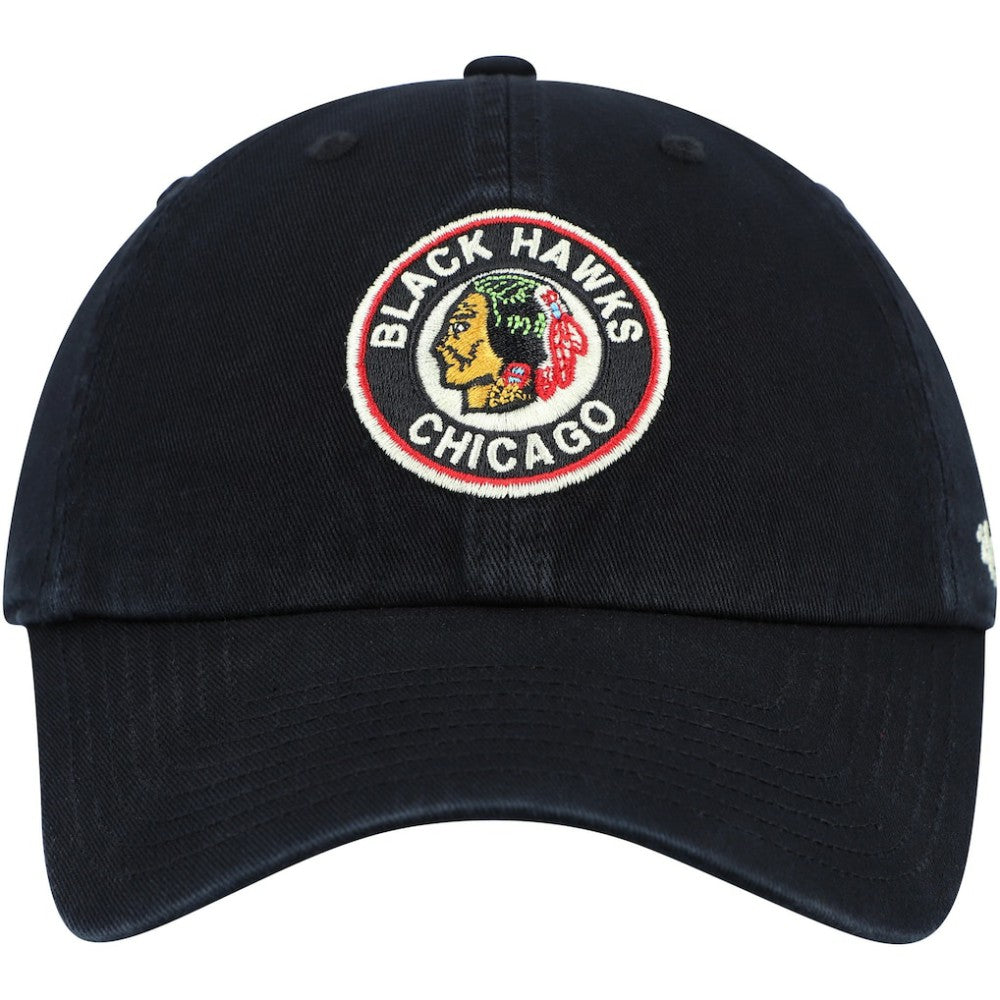 Chicago Blackhawks '47 Clean Up Adjustable Hat - Black - NHL