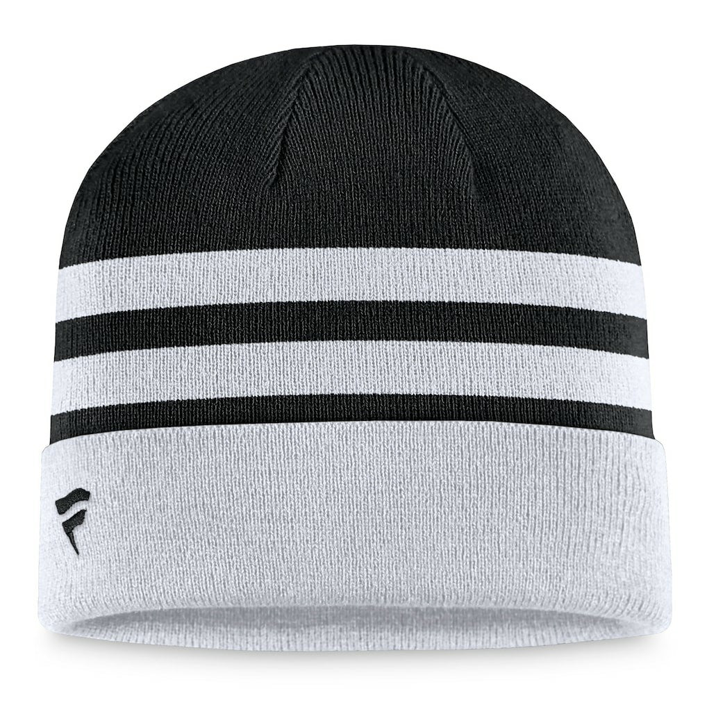 New Orleans Saints Logo Cuffed Knit Hat Heather Gray | Fanatics