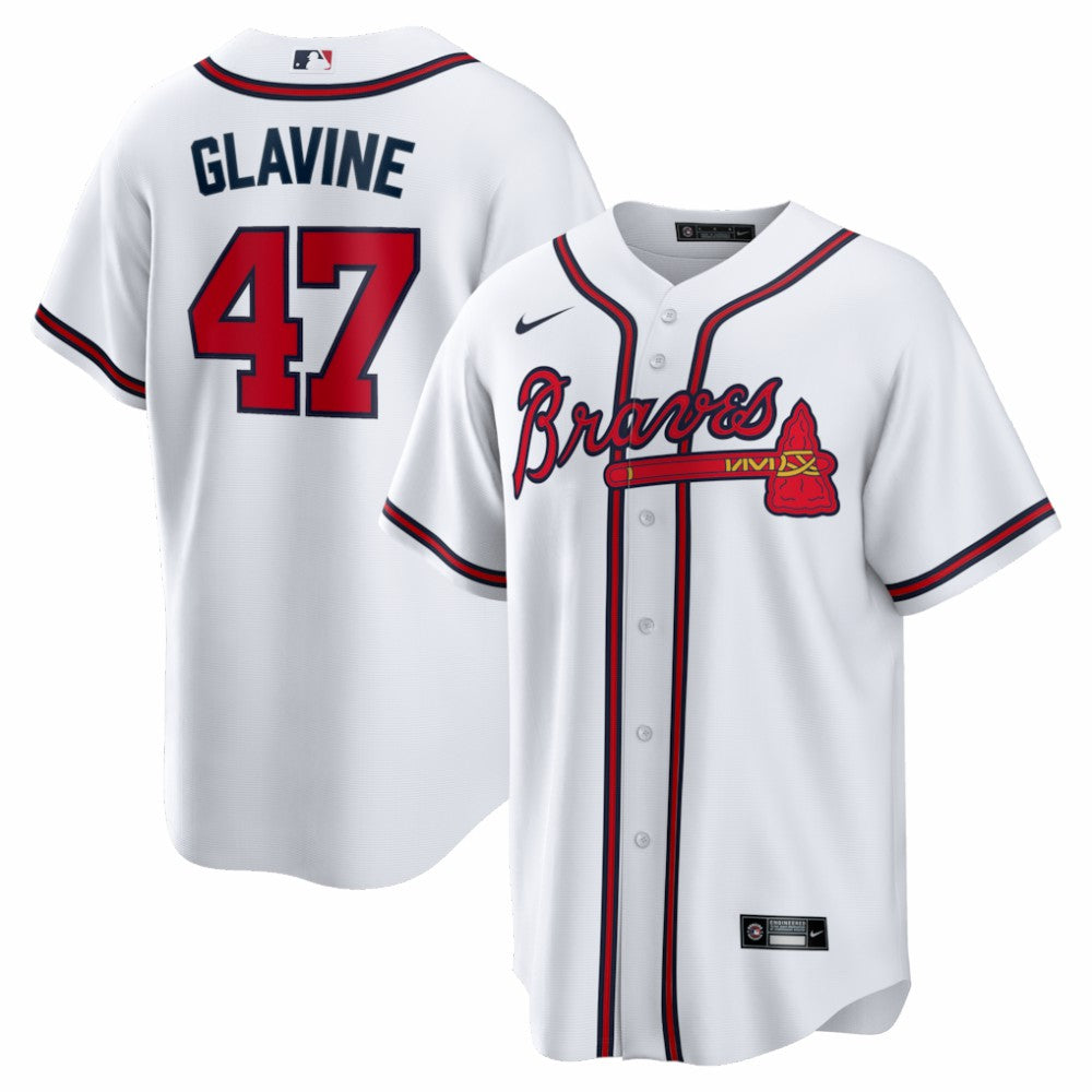 Tom Glavine Atlanta Braves Nike Home Retired Player Replica Jersey - MLB