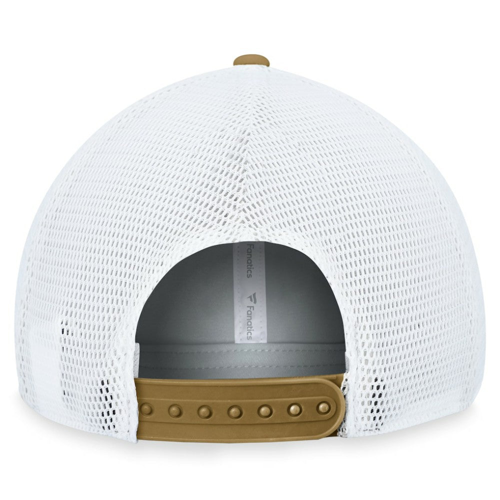 Vegas Golden Knights Fanatics Fundamental Adjustable Hat - Black/White - NHL