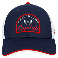 Washington Capitals Fanatics Fundamental Adjustable Hat - Navy/White - NHL
