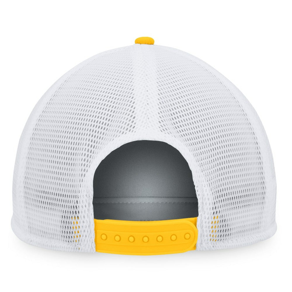 Nashville Predators Fanatics Foam Front Patch Trucker Snapback Hat - Gold/White - NHL