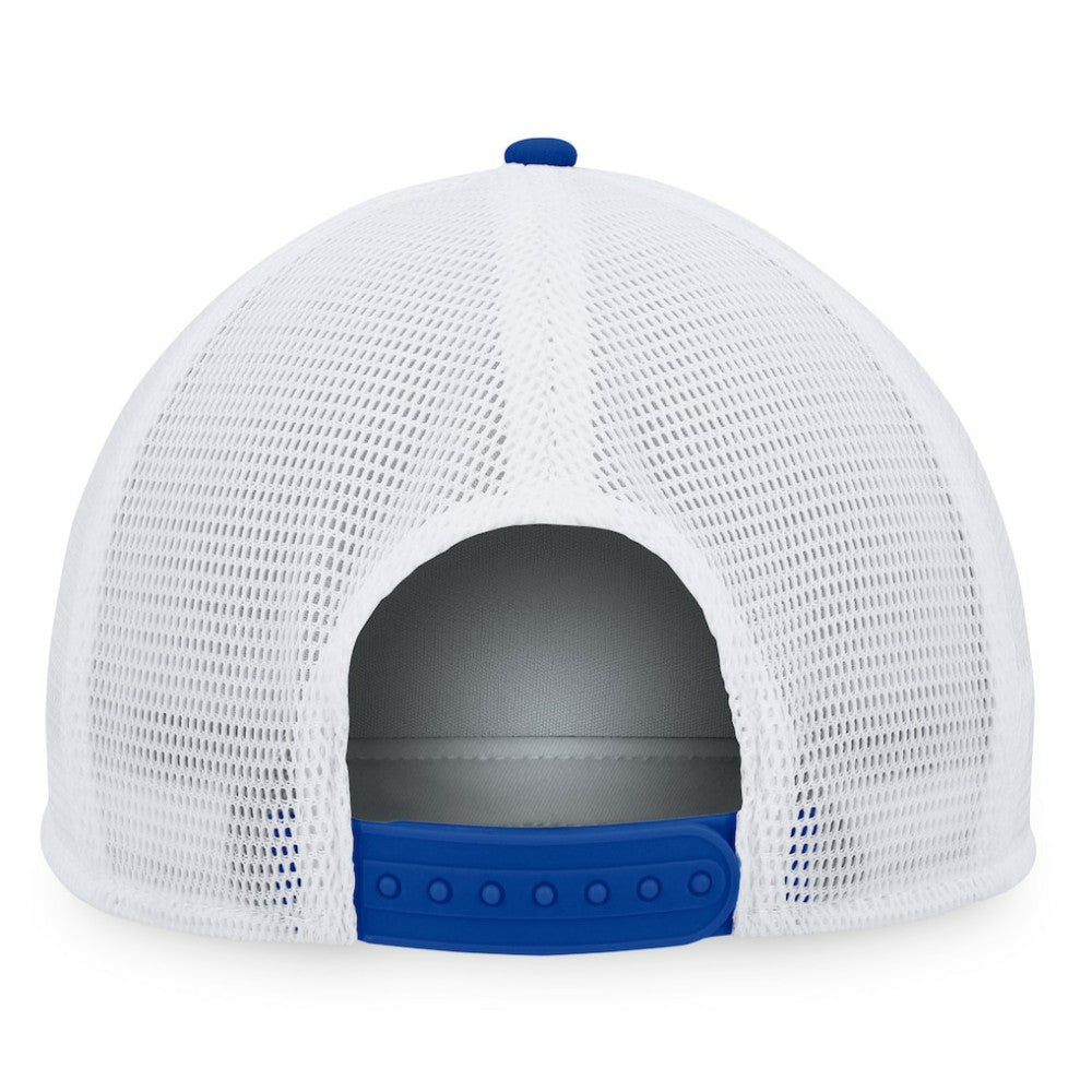 New York Islanders Fanatics Foam Front Patch Trucker Snapback Hat - Royal/White - NHL