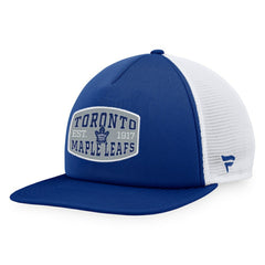 Toronto Maple Leafs Fanatics Foam Front Patch Trucker Snapback Hat - Blue/White - NHL