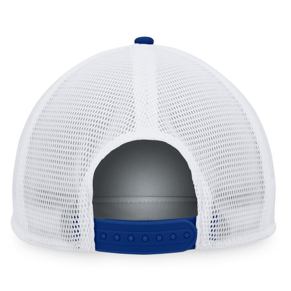 Toronto Maple Leafs Fanatics Foam Front Patch Trucker Snapback Hat - Blue/White - NHL
