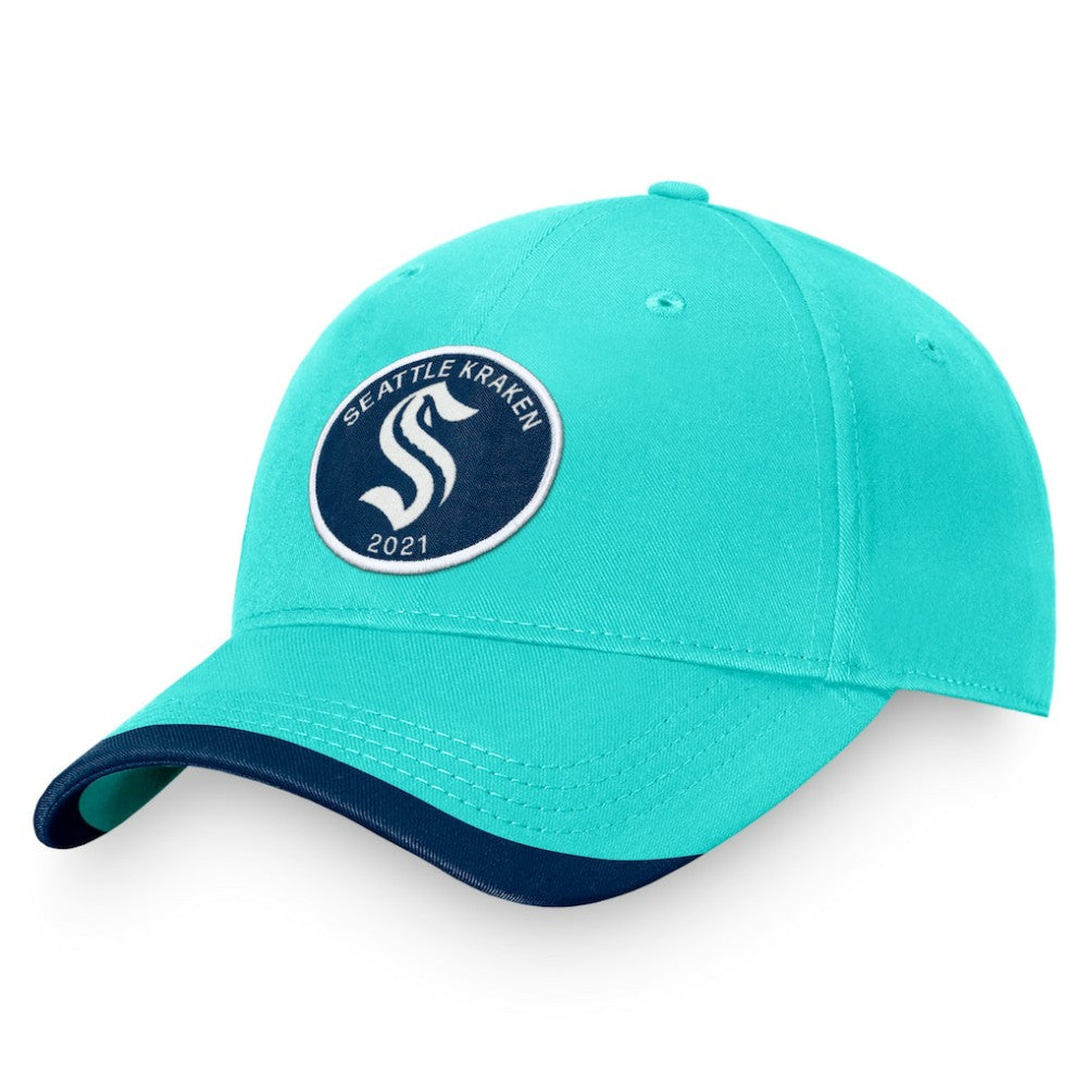 Seattle Kraken Fanatics Fundamental Adjustable Hat - Light Blue - NHL