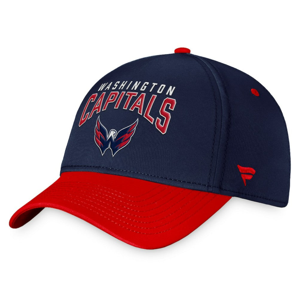 Washington Capitals Fanatics Fundamental 2-Tone Flex Hat - Navy/Red - NHL