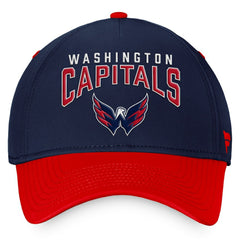 Washington Capitals Fanatics Fundamental 2-Tone Flex Hat - Navy/Red - NHL