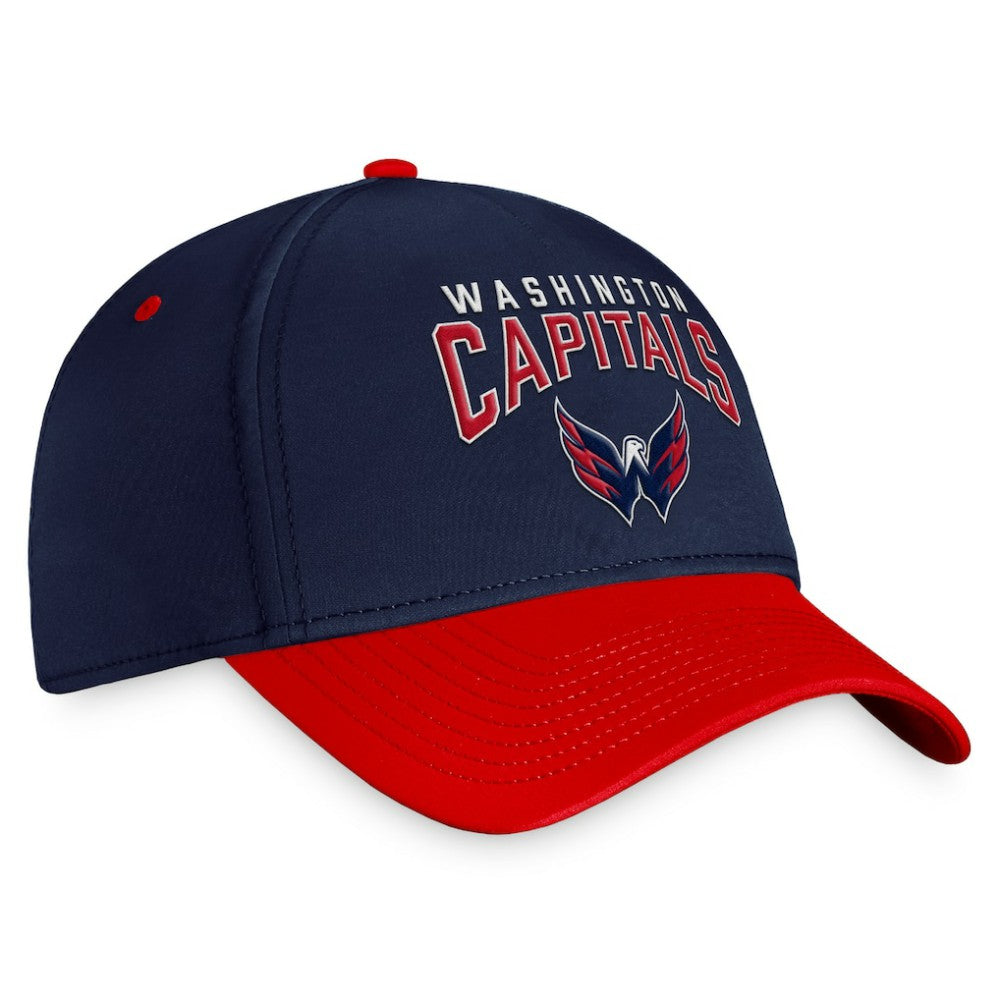 Washington Capitals Fanatics Fundamental 2-Tone Flex Hat - Navy/Red - NHL