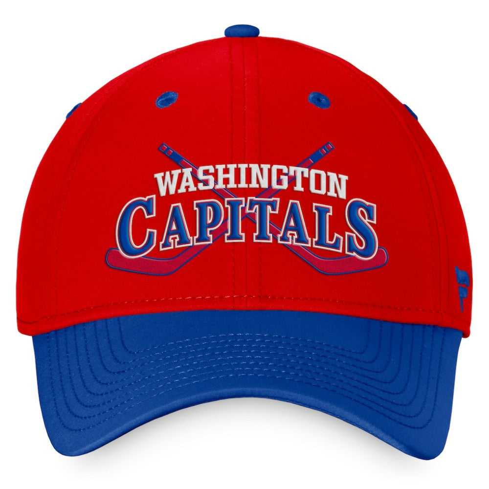 Washington Capitals Fanatics Heritage Vintage Flex Hat - Red/Blue - NHL