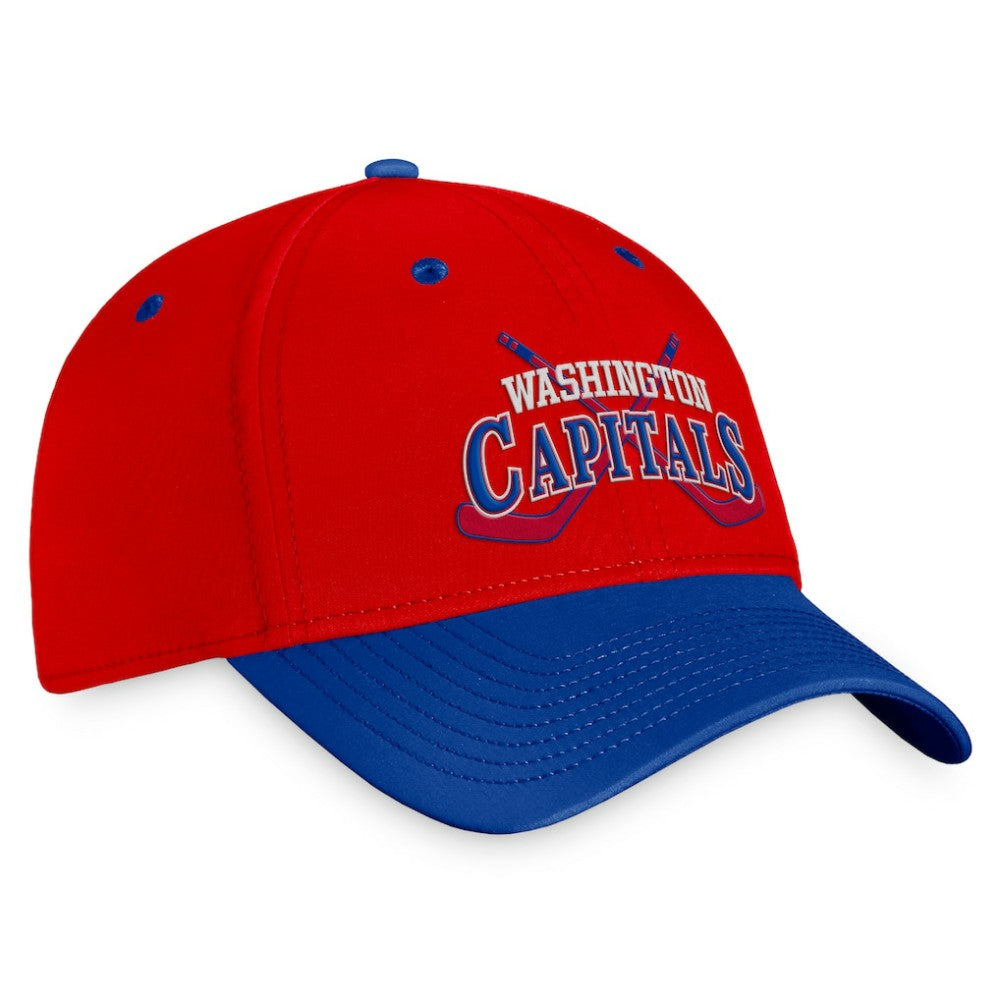 Washington Capitals Fanatics Heritage Vintage Flex Hat - Red/Blue - NHL