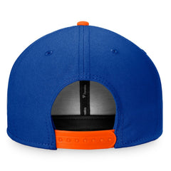 New York Islanders Fanatics Fundamental Colorblocked Snapback Hat - Royal/Orange - NHL
