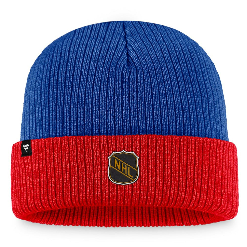 Washington Capitals Fanatics Heritage Vintage Cuffed Knit Hat - Blue/Red - NHL