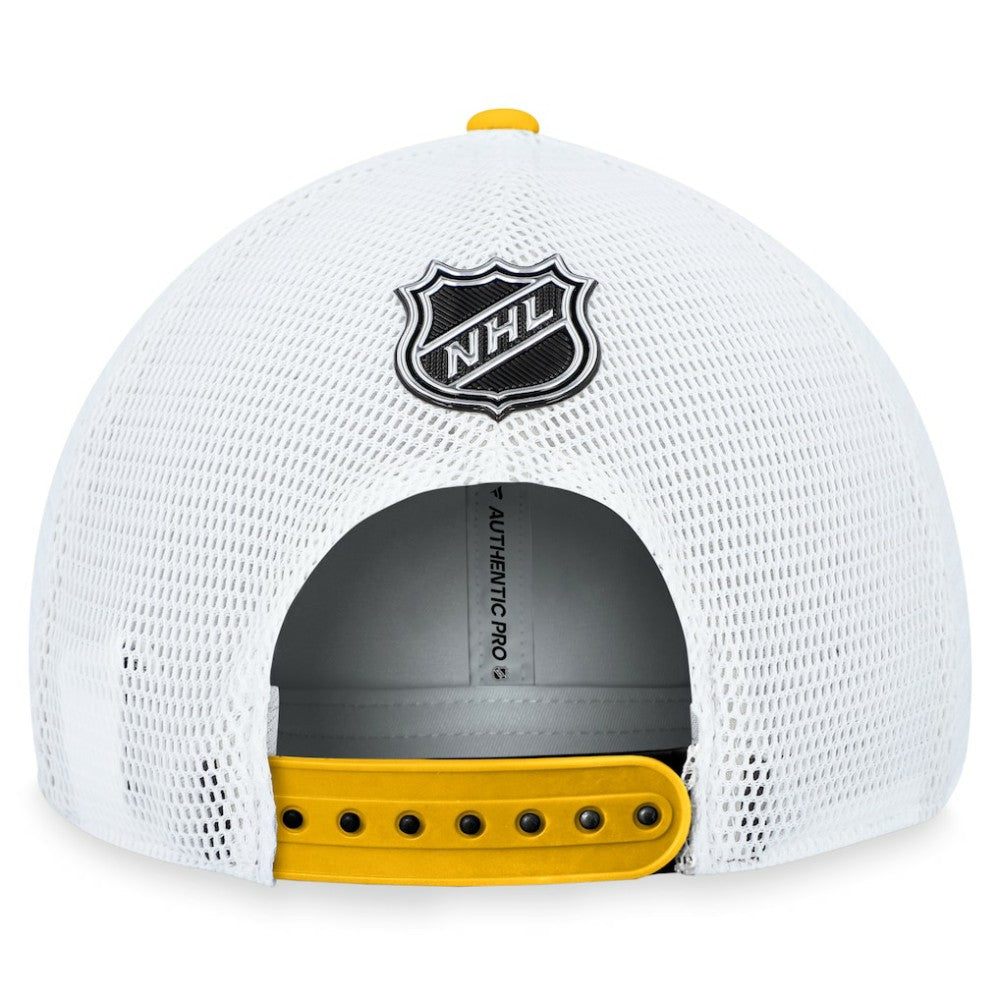 Pittsburgh Penguins Fanatics Authentic Pro Alternate Jersey Trucker Adjustable Hat - Black - NHL