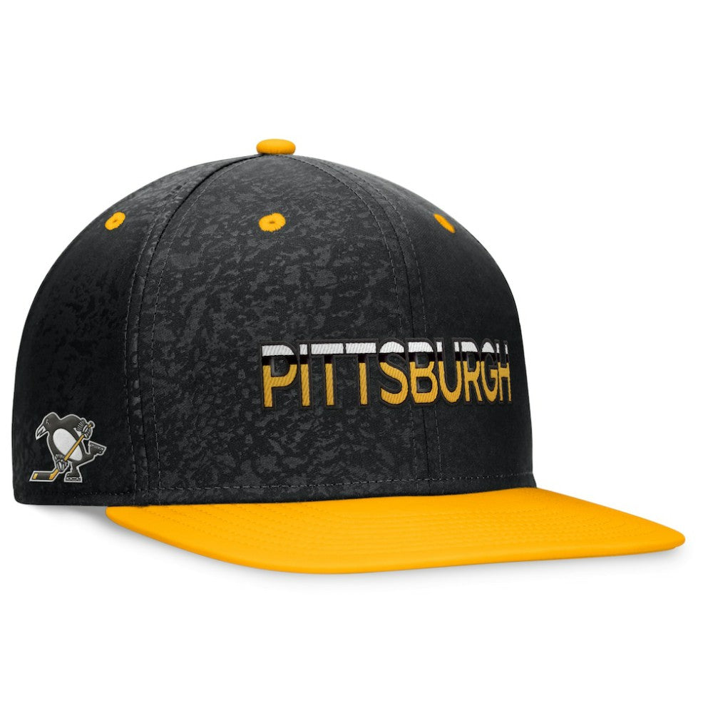 Pittsburgh Penguins Fanatics Authentic Pro Alternate Jersey Snapback Hat - Black/Gold - NHL