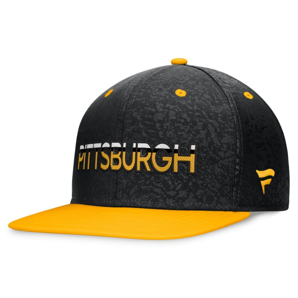 Pittsburgh Penguins Fanatics Authentic Pro Alternate Jersey Snapback Hat - Black/Gold - NHL