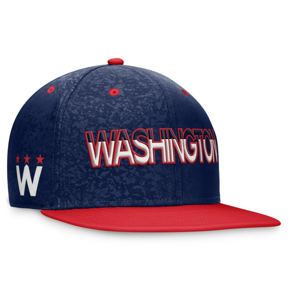 Washington Capitals Fanatics Authentic Pro Alternate Jersey Snapback Hat - Navy/Red - NHL