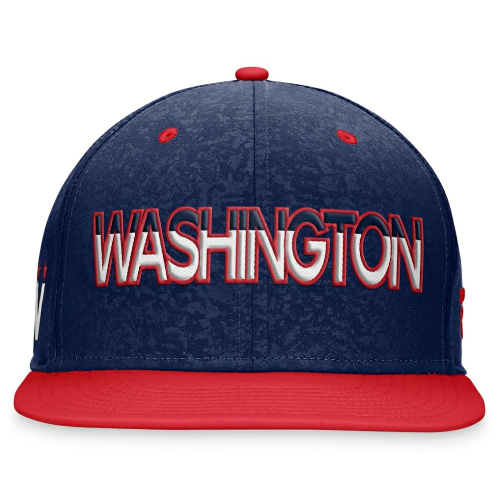 Washington Capitals Fanatics Authentic Pro Alternate Jersey Snapback Hat - Navy/Red - NHL