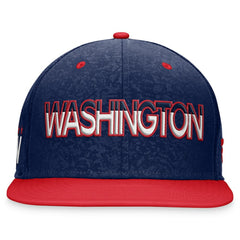 Washington Capitals Fanatics Authentic Pro Alternate Jersey Snapback Hat - Navy/Red - NHL