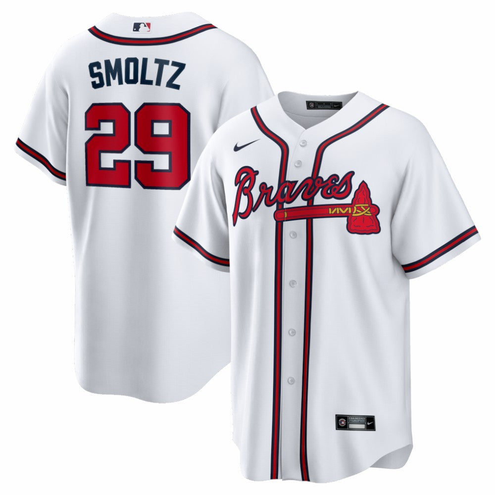 John Smoltz Atlanta Braves Nike Home Retired Player Replica Jersey - MLB