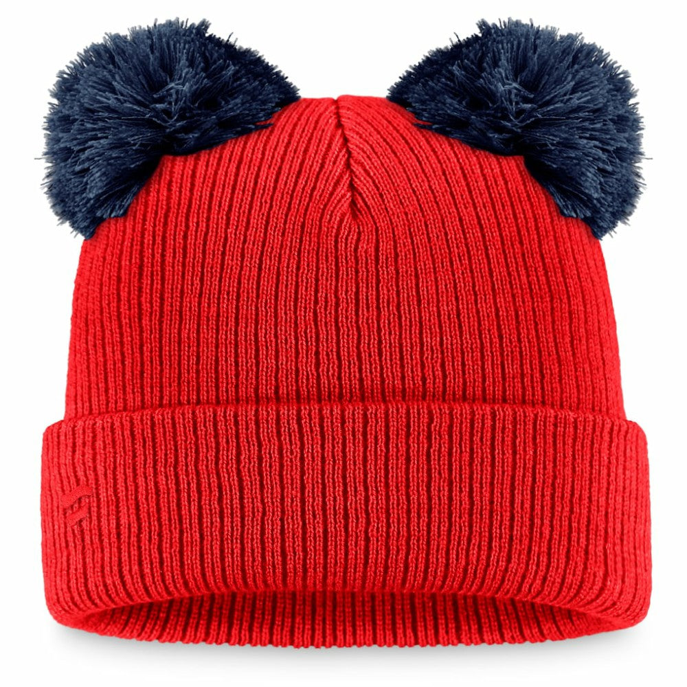 Washington Nationals Fanatics Women's Double Pom Cuffed Knit Hat - MLB