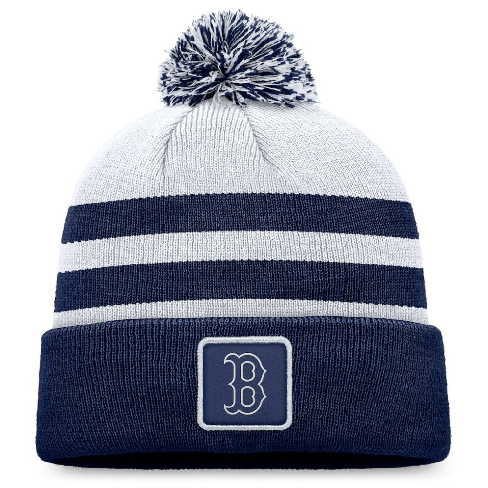 Boston Red Sox Fanatics Cuffed Knit Hat with Pom - MLB