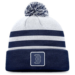 Boston Red Sox Fanatics Cuffed Knit Hat with Pom - MLB