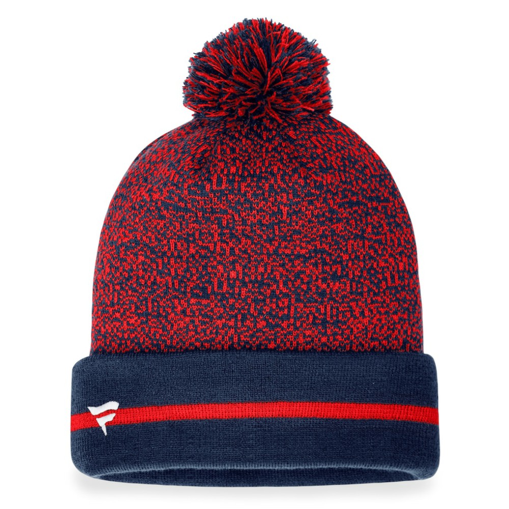 Boston Red Sox Fanatics Space-Dye Cuffed Knit Hat with Pom - MLB