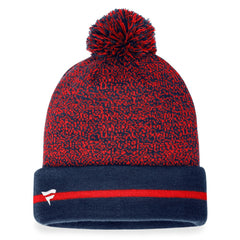 Boston Red Sox Fanatics Space-Dye Cuffed Knit Hat with Pom - MLB