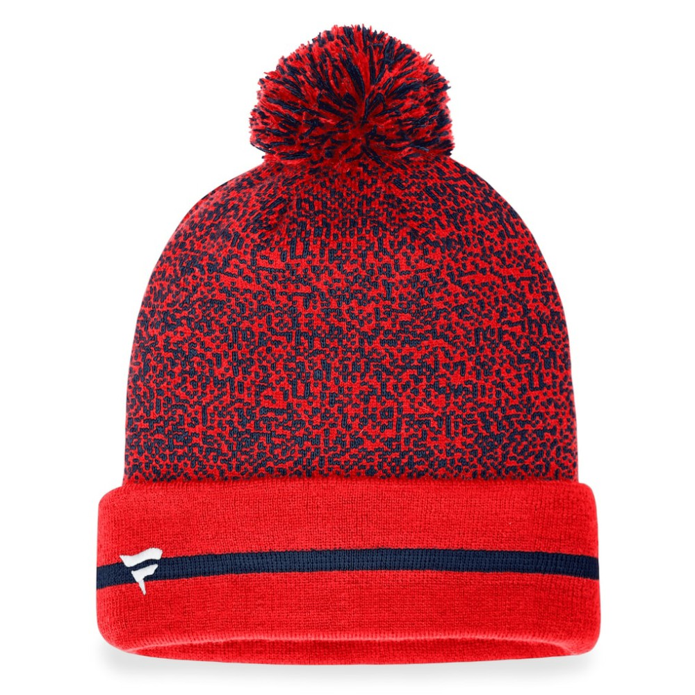 Washington Nationals Fanatics Space-Dye Cuffed Knit Hat with Pom - MLB
