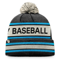 Miami Marlins Fanatics Hometown Slogan Cuffed Knit Hat with Pom - MLB
