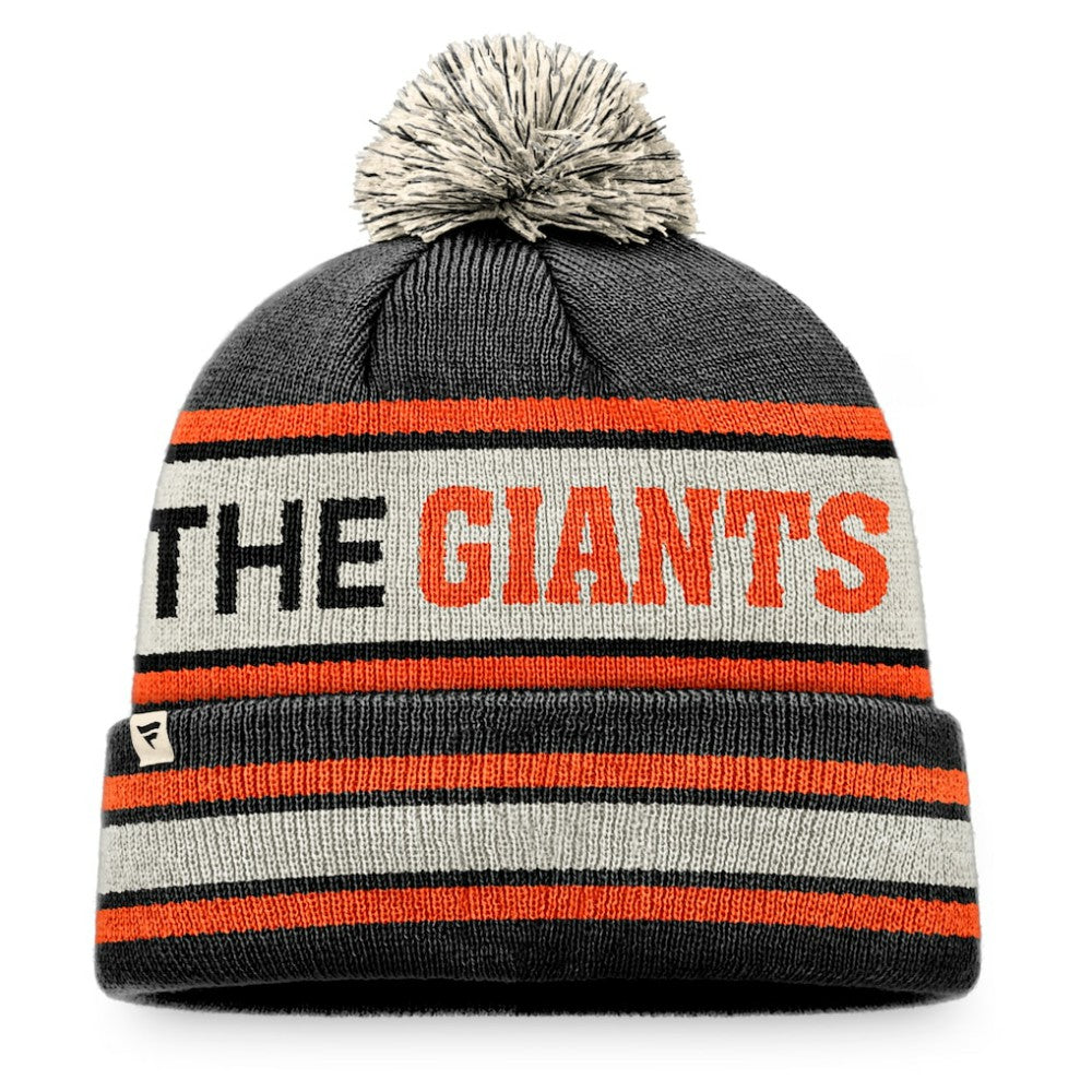 San Francisco Giants Fanatics Hometown Slogan Cuffed Knit Hat with Pom - MLB