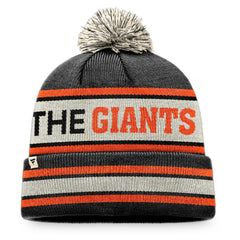 San Francisco Giants Fanatics Hometown Slogan Cuffed Knit Hat with Pom - MLB