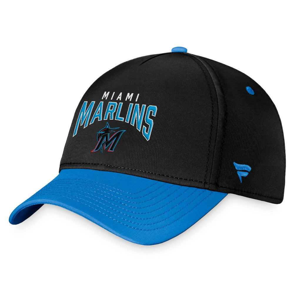 Miami Marlins Fanatics Stacked Logo Flex Hat - MLB