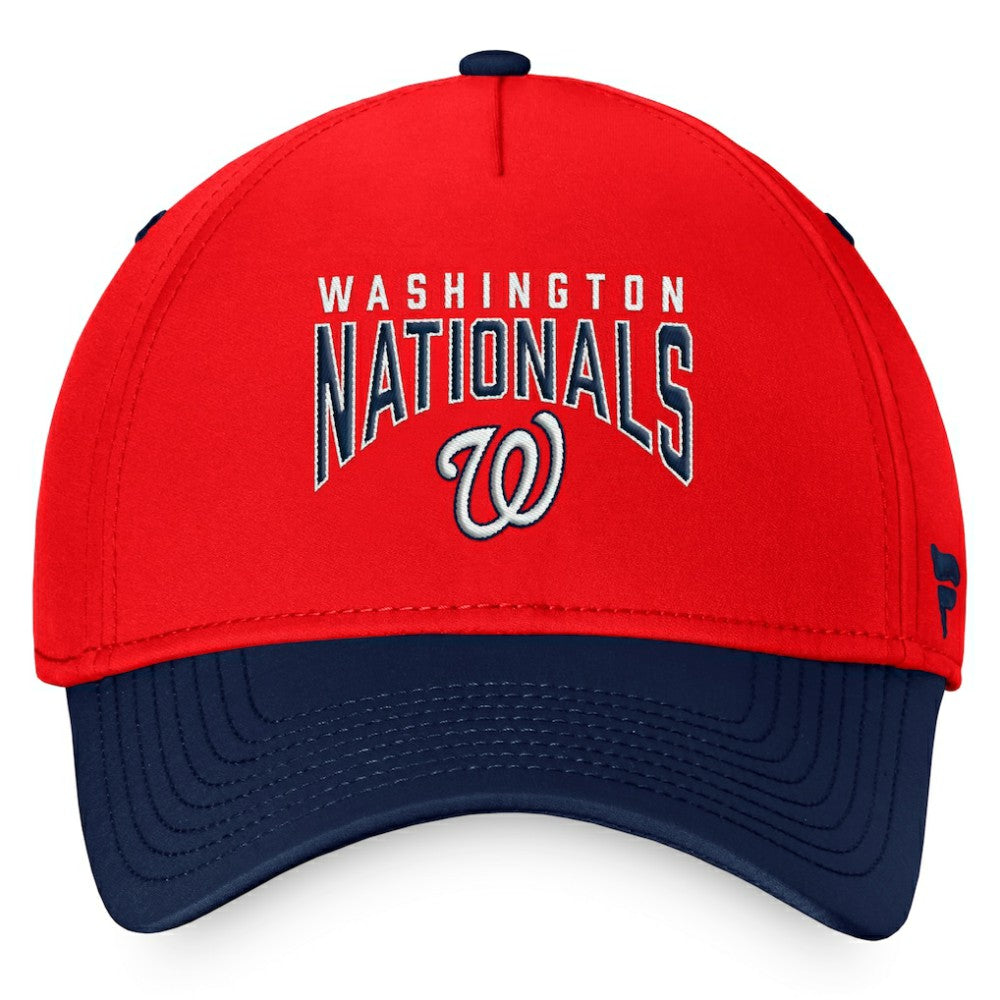 Washington Nationals Fanatics Stacked Logo Flex Hat - MLB