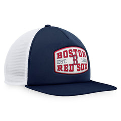 Boston Red Sox Fanatics Foam Front Patch Trucker Snapback Hat - MLB
