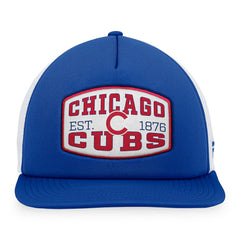 Chicago Cubs Fanatics Foam Front Patch Trucker Snapback Hat - MLB
