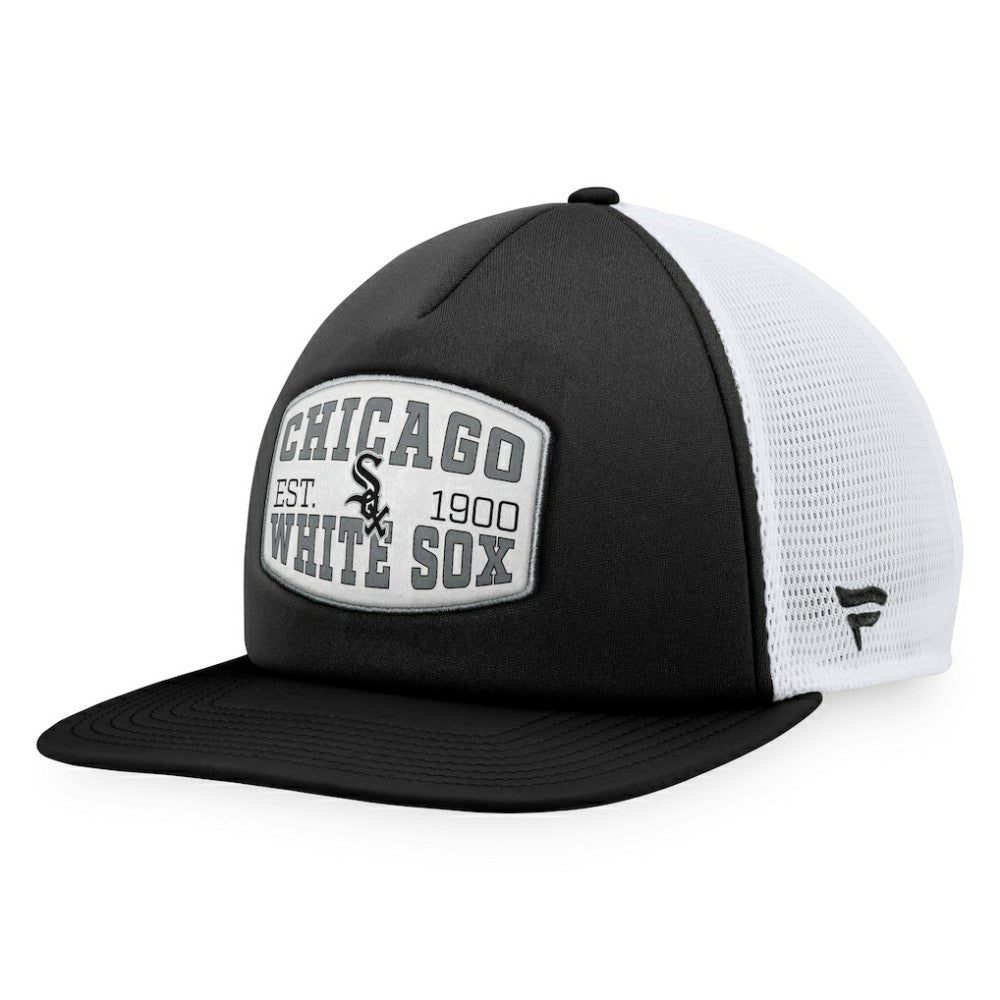 Chicago White Sox Fanatics Foam Front Patch Trucker Snapback Hat - MLB