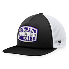 Colorado Rockies Fanatics Foam Front Patch Trucker Snapback Hat - MLB