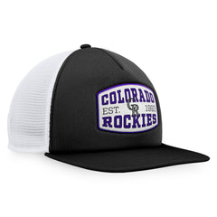 Colorado Rockies Fanatics Foam Front Patch Trucker Snapback Hat - MLB